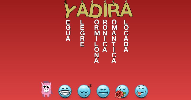 Emoticones para yadira - Emoticones para tu nombre