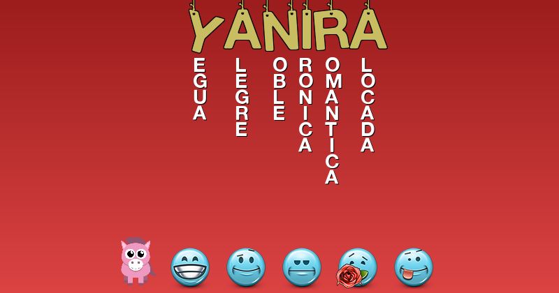 Emoticones para yanira - Emoticones para tu nombre