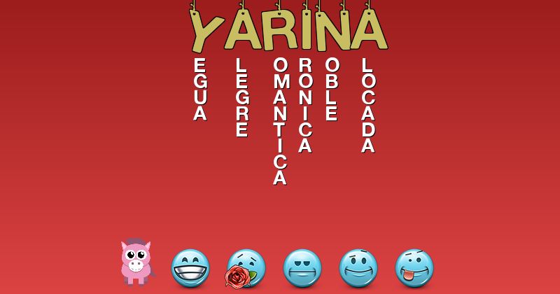 Emoticones para yarina - Emoticones para tu nombre