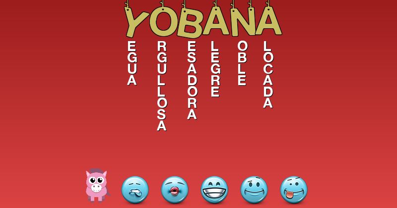 Emoticones para yobana - Emoticones para tu nombre