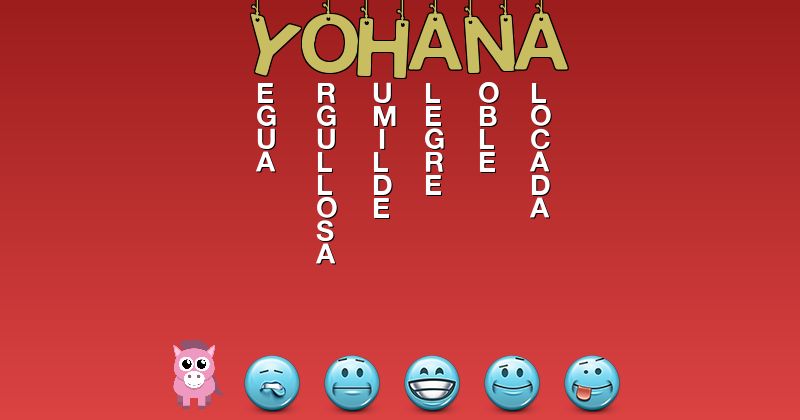 Emoticones para yohana - Emoticones para tu nombre