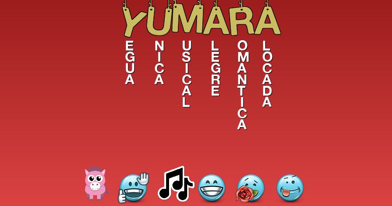 Emoticones para yumara - Emoticones para tu nombre