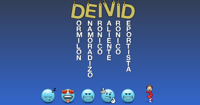 Emoticones para deivid - Emoticones para tu nombre