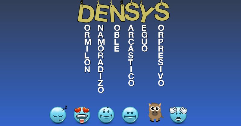 Emoticones para densys - Emoticones para tu nombre