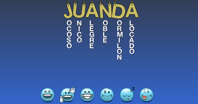 Emoticones para juanda - Emoticones para tu nombre