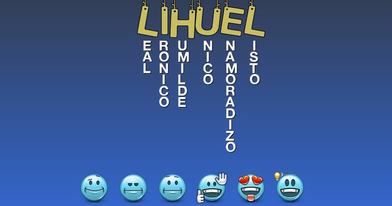 Emoticones para lihuel - Emoticones para tu nombre