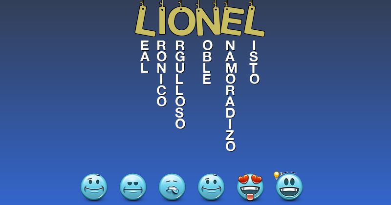 Emoticones para lionel - Emoticones para tu nombre