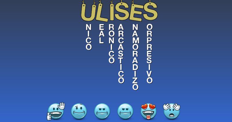 Emoticones para ulises - Emoticones para tu nombre
