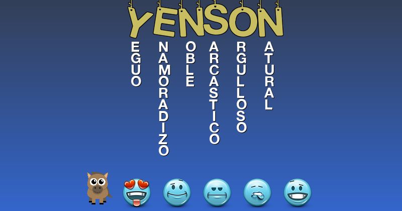 Emoticones para yenson - Emoticones para tu nombre