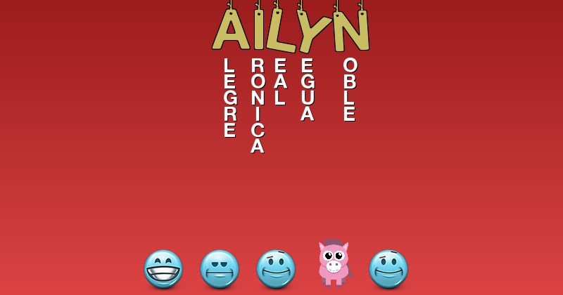 Emoticones para ailyn - Emoticones para tu nombre