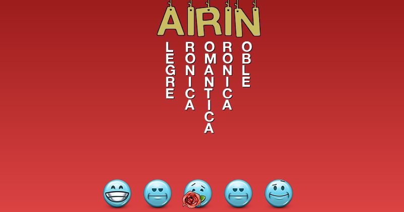 Emoticones para airin - Emoticones para tu nombre