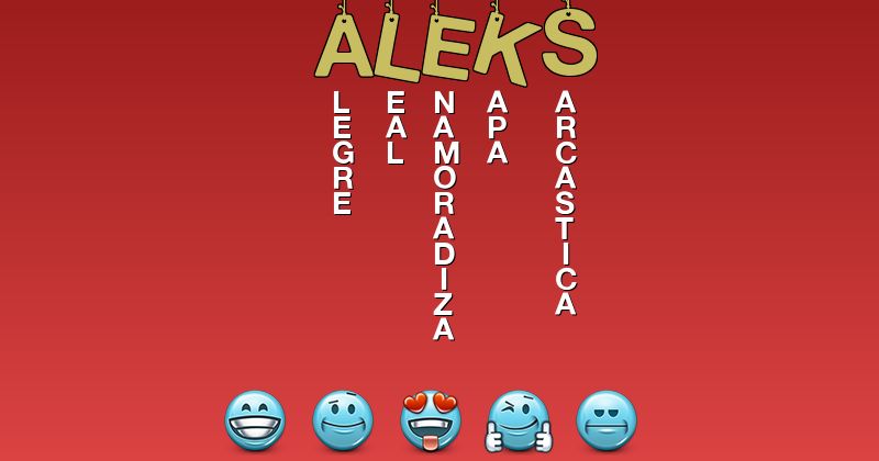 Emoticones para aleks - Emoticones para tu nombre