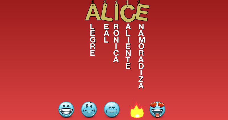 Emoticones para alice - Emoticones para tu nombre