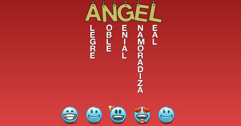 Emoticones para angel - Emoticones para tu nombre