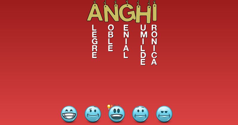 Emoticones para anghi - Emoticones para tu nombre