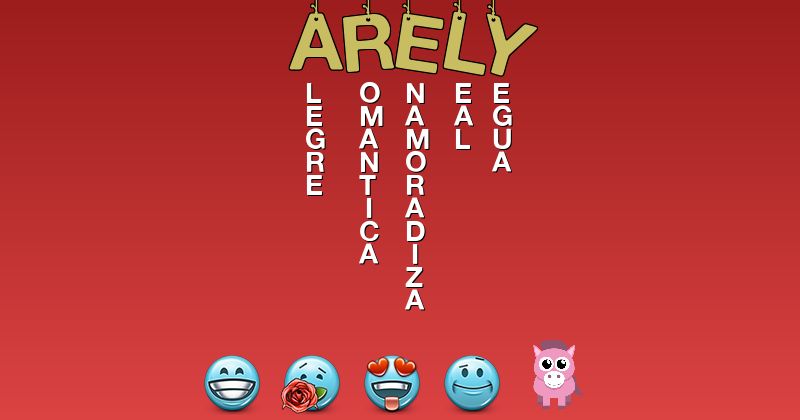 Emoticones para arely - Emoticones para tu nombre