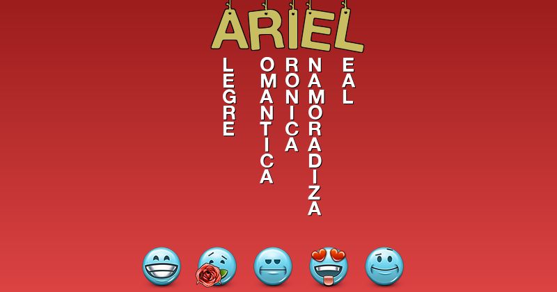 Emoticones para ariel - Emoticones para tu nombre