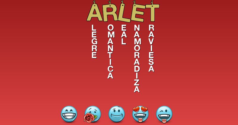 Emoticones para arlet - Emoticones para tu nombre