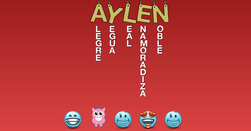 Emoticones para aylen - Emoticones para tu nombre