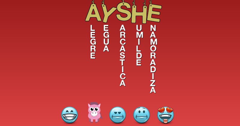 Emoticones para ayshe - Emoticones para tu nombre