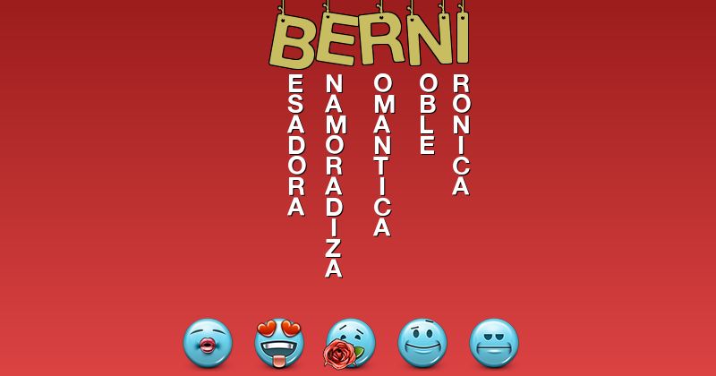 Emoticones para berni - Emoticones para tu nombre