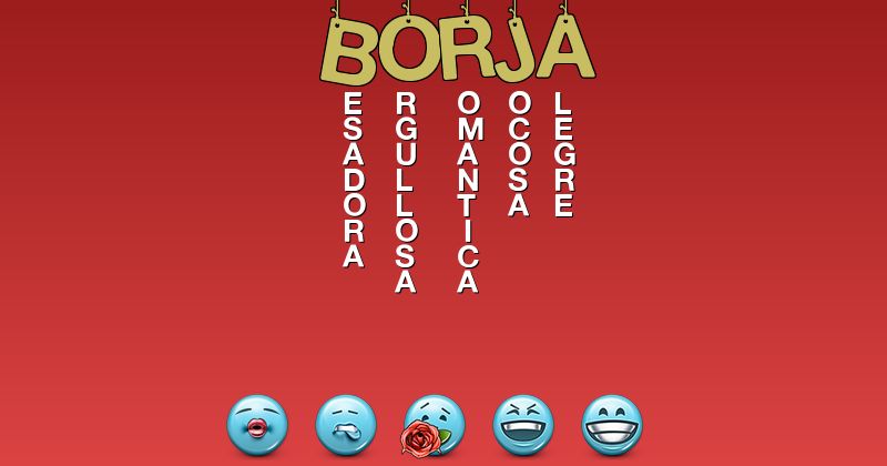 Emoticones para borja - Emoticones para tu nombre