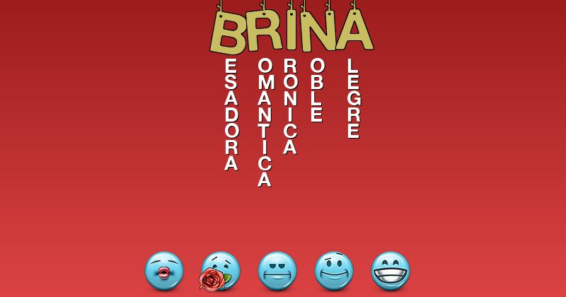 Emoticones para brina - Emoticones para tu nombre