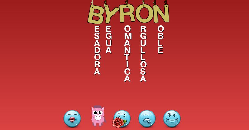 Emoticones para byron - Emoticones para tu nombre