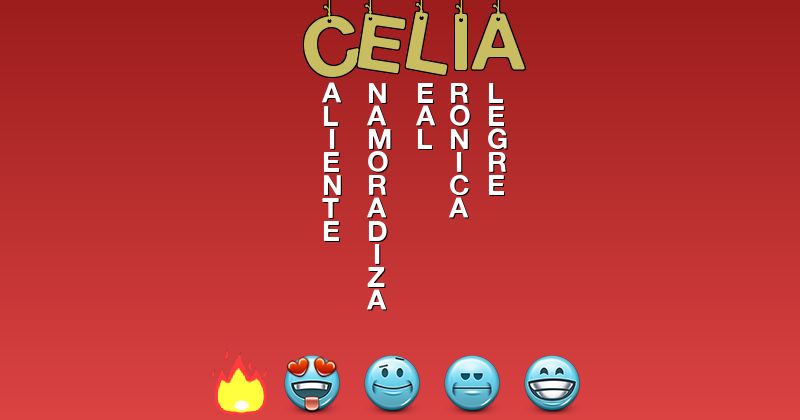 Emoticones para celia - Emoticones para tu nombre