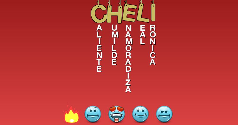 Emoticones para cheli - Emoticones para tu nombre