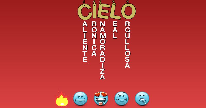 Emoticones para cielo - Emoticones para tu nombre