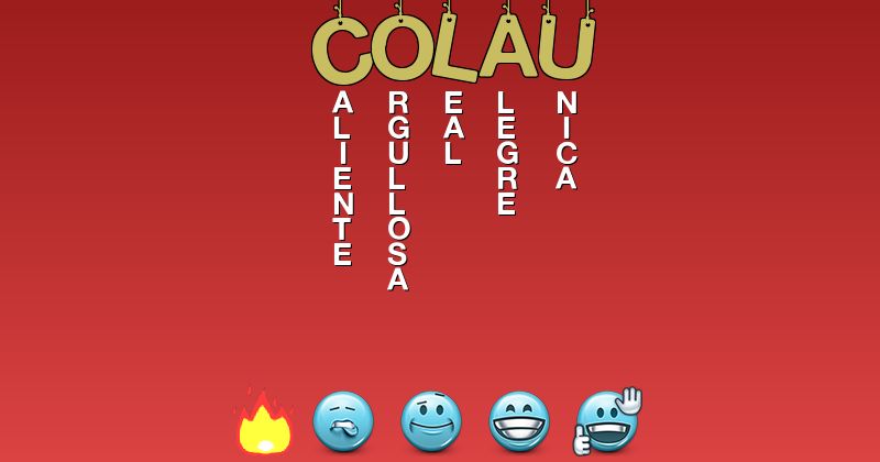 Emoticones para colau - Emoticones para tu nombre
