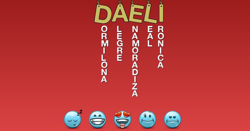 Emoticones para daeli - Emoticones para tu nombre
