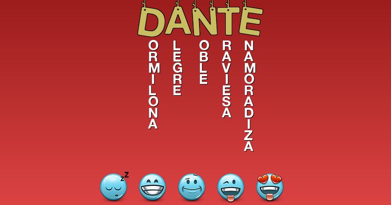 Emoticones para dante - Emoticones para tu nombre