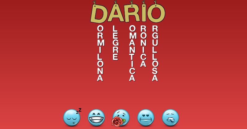 Emoticones para dario - Emoticones para tu nombre