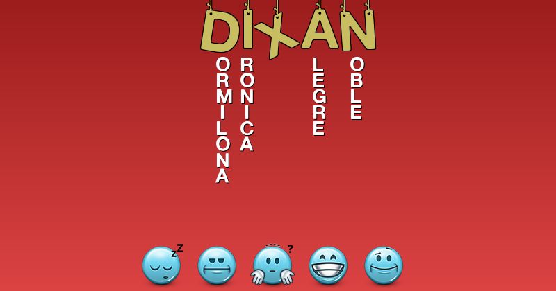 Emoticones para dixan - Emoticones para tu nombre