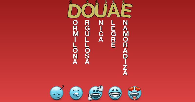 Emoticones para douae - Emoticones para tu nombre