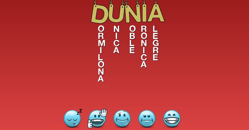 Emoticones para dunia - Emoticones para tu nombre