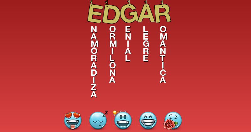 Emoticones para edgar - Emoticones para tu nombre