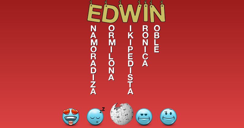 Emoticones para edwin - Emoticones para tu nombre