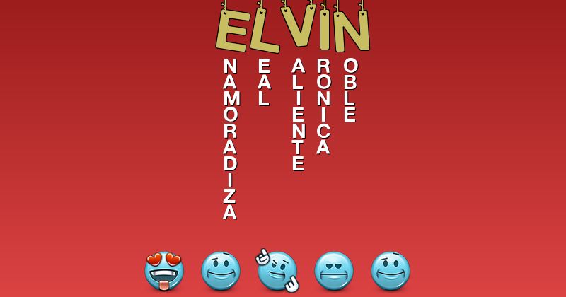 Emoticones para elvin - Emoticones para tu nombre