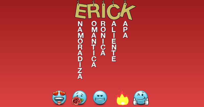 Emoticones para erick - Emoticones para tu nombre