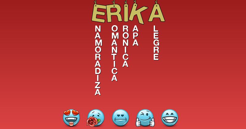 Emoticones para erika - Emoticones para tu nombre