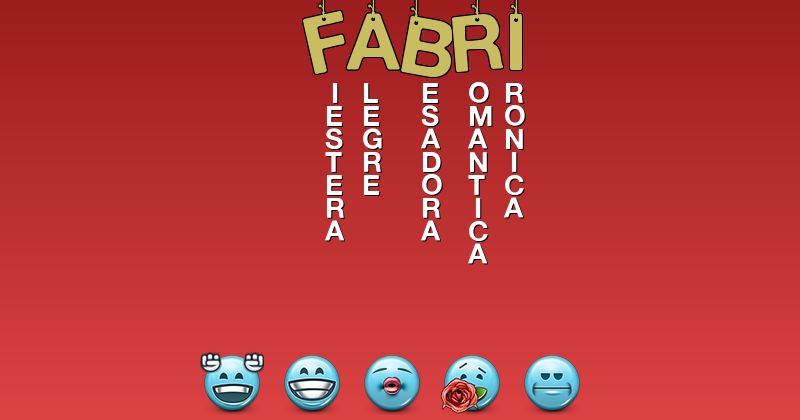Emoticones para fabri - Emoticones para tu nombre