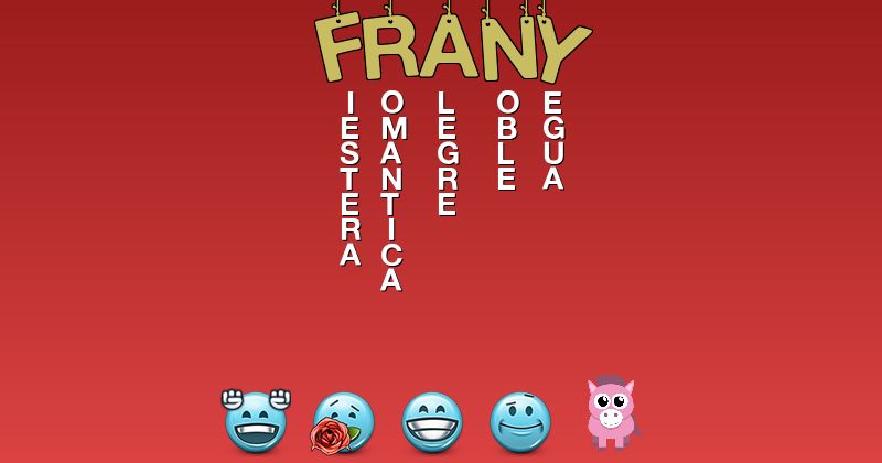 Emoticones para frany - Emoticones para tu nombre