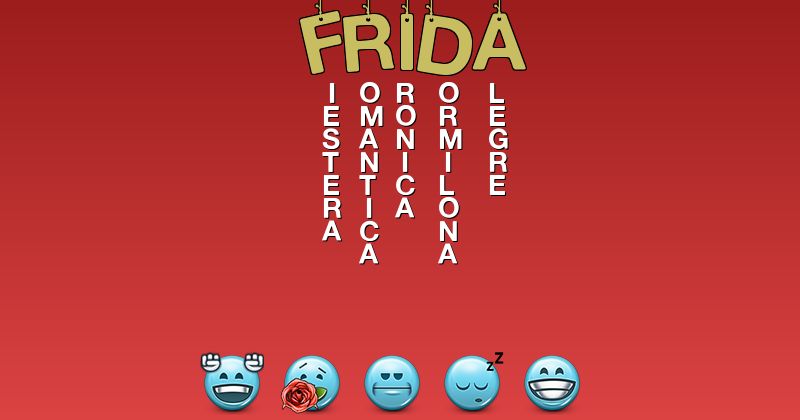 Emoticones para frida - Emoticones para tu nombre