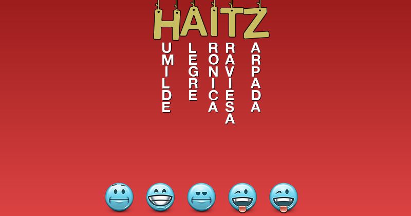 Emoticones para haitz - Emoticones para tu nombre