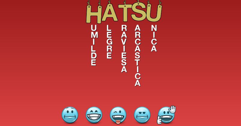 Emoticones para hatsu - Emoticones para tu nombre