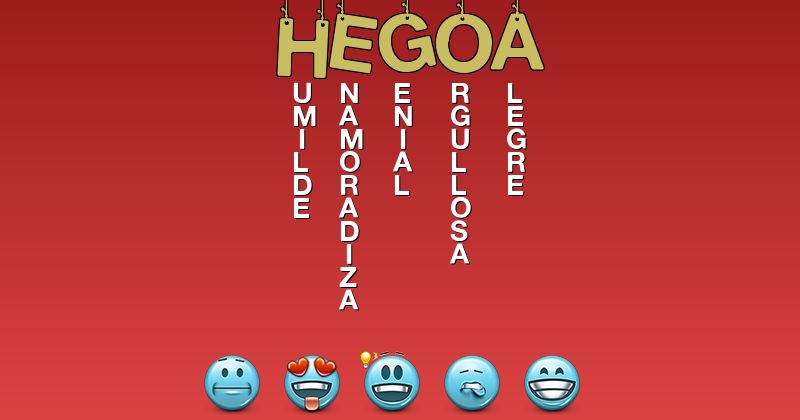 Emoticones para hegoa - Emoticones para tu nombre