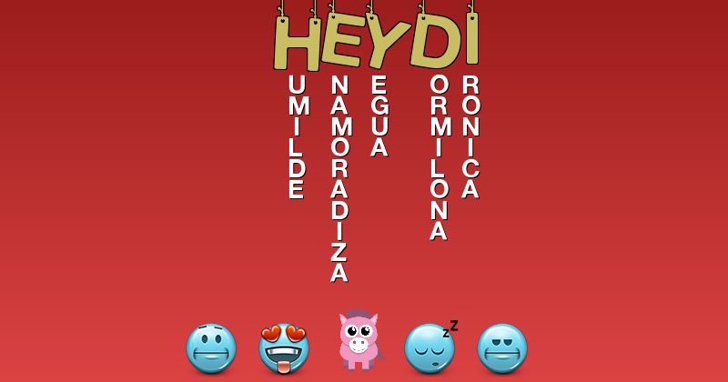 Emoticones para heydi - Emoticones para tu nombre